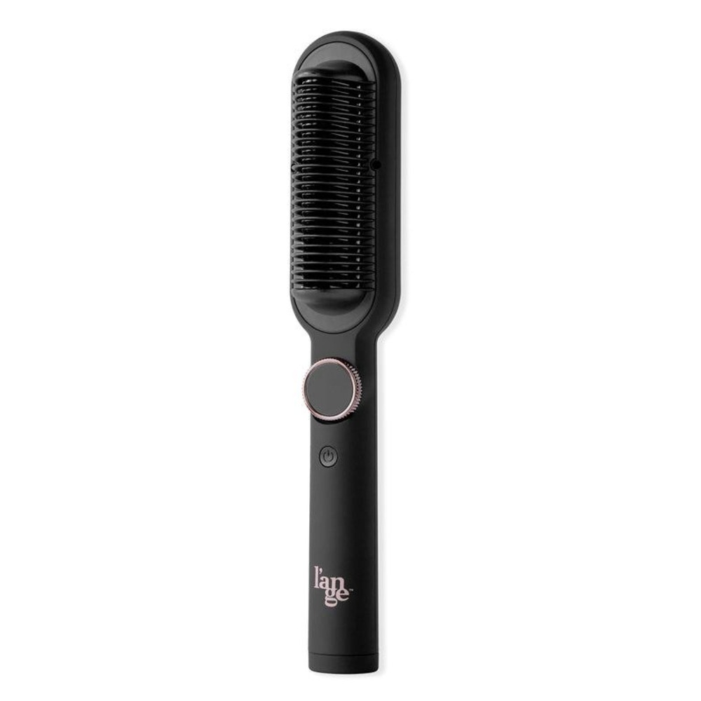 L'ange Smooth-It 2-in-1 Straightening Comb Black Ceramic Heated Smoothing
